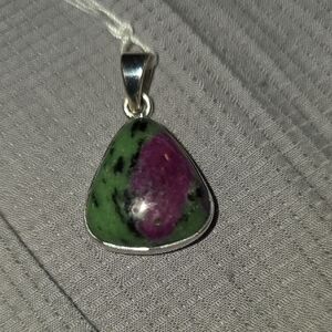 Ruby Zoisite Pendant.